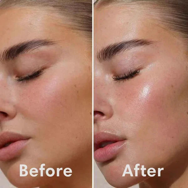 Original before and after eye close-up