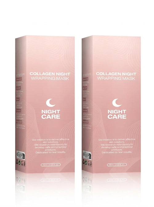 Two collagen night wrapping mask boxes — Buy 2